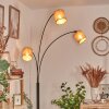 Soungou Lámpara de pie Negro, Blanca, 3 luces
