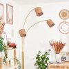 Soungou Lámpara de pie Latón, Negro, 3 luces