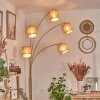 Soungou Lámpara de pie Latón, Negro, Blanca, 5 luces