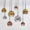 Ripoll Lámparas suspendidas, Luminarias esféricas, Lámparas colgantes Crudo, Negro, 8 luces