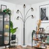 Yaak Lámpara de pie Negro, Blanca, 5 luces