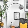 Ripoll Lámpara de pie, Lámparas de pie tipo arco Negro, 1 luz