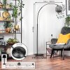 Ripoll Lámpara de pie, Lámparas de pie tipo arco Negro, 1 luz