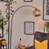 Ripoll Lámpara de pie, Lámparas de pie tipo arco Negro, 1 luz
