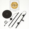 Koyoto Lámpara de pie 31 cm dorado, 3 luces