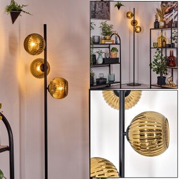 Koyoto Lámpara de pie 31 cm dorado, 3 luces
