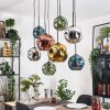 Ripoll Lámparas suspendidas, Luminarias esféricas, Lámparas colgantes Crudo, Negro, 8 luces