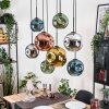 Ripoll Lámparas suspendidas, Luminarias esféricas, Lámparas colgantes Crudo, Negro, 8 luces