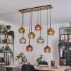 Ripoll Lámparas suspendidas, Luminarias esféricas, Lámparas colgantes Crudo, Negro, 8 luces