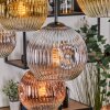 Ripoll Lámparas suspendidas, Luminarias esféricas, Lámparas colgantes Crudo, Negro, 8 luces