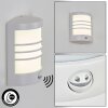 Heran Aplique de exterior, Apliques LED Blanca, 1 luz, Sensor de movimiento
