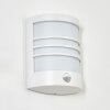 Heran Aplique de exterior, Apliques LED Blanca, 1 luz, Sensor de movimiento