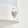 Heran Aplique de exterior, Apliques LED Blanca, 1 luz, Sensor de movimiento
