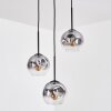 Ripoll Lámparas suspendidas, Luminarias esféricas, Lámpara colgante de clúster Transparente, Ahumado, 3 luces