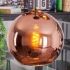 Koyoto Lámparas suspendidas, Luminarias esféricas, Lámpara colgante de clúster Color cobre, 3 luces