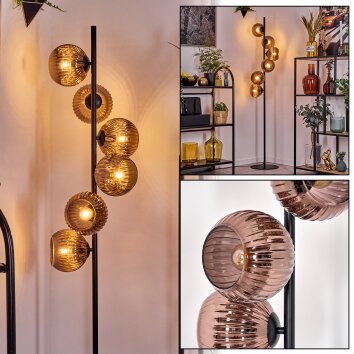 Koyoto Lámpara de pie 31 cm Color cobre, 6 luces