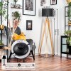 Soungou Lámpara de pie Crudo, Negro, 1 luz