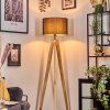 Soungou Lámpara de pie Crudo, Negro, 1 luz
