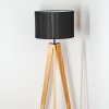 Soungou Lámpara de pie Crudo, Negro, 1 luz