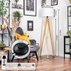 Soungou Lámpara de pie Crudo, Negro, 1 luz