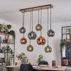 Ripoll Lámparas suspendidas, Luminarias esféricas, Lámparas colgantes Crudo, Negro, 8 luces