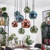 Ripoll Lámparas suspendidas, Luminarias esféricas, Lámparas colgantes Crudo, Negro, 8 luces