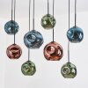 Ripoll Lámparas suspendidas, Luminarias esféricas, Lámparas colgantes Crudo, Negro, 8 luces