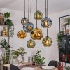 Ripoll Lámparas suspendidas, Luminarias esféricas, Lámparas colgantes Crudo, Negro, 8 luces