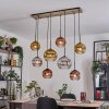 Ripoll Lámparas suspendidas, Luminarias esféricas, Lámparas colgantes Crudo, Negro, 8 luces