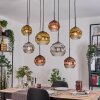 Ripoll Lámparas suspendidas, Luminarias esféricas, Lámparas colgantes Crudo, Negro, 8 luces