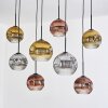 Ripoll Lámparas suspendidas, Luminarias esféricas, Lámparas colgantes Crudo, Negro, 8 luces