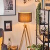 Soungou Lámpara de pie Cromo, Crudo, 1 luz