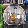 Koyoto Lámparas suspendidas, Luminarias esféricas, Lámpara colgante de clúster Colores ámbar, Transparente, 4 luces