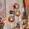 Ripoll Luminarias esféricas, Apliques Ahumado, 3 luces