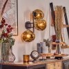 Ripoll Luminarias esféricas, Apliques dorado, 3 luces