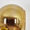 Koyoto Luminarias esféricas, Apliques dorado, 3 luces