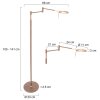 Lámparas Steinhauer Turound Lámpara de pie LED Bronce, 1 luz