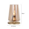 Lámparas Steinhauer Ancilla Lámparas de mesa Latón, 1 luz