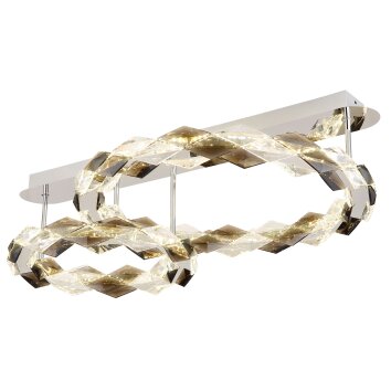 Lámparas Globo Lighting Karilion Plafones LED Cromo, 1 luz