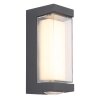 Lámparas Globo Lighting Plixon Aplique de exterior LED Antracita, 1 luz