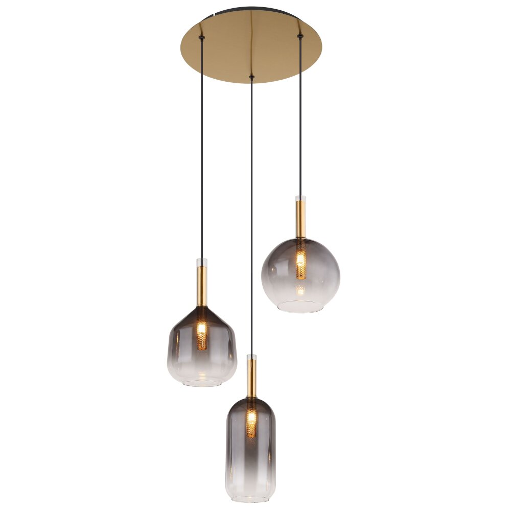 Lámparas Globo Lighting Elisabeth Lámparas suspendidas Latón, 3 luces main product photo