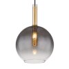 Lámparas Globo Lighting Elisabeth Lámparas suspendidas Latón, Negro, 1 luz