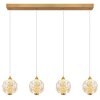 Lámparas Globo Lighting Virina Lámparas suspendidas LED dorado, 4 luces