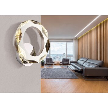 Lámparas Globo Lighting Karilion Apliques LED Cromo, 1 luz