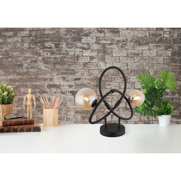 Lámparas Globo Lighting Tuberius Lámparas de mesa LED Negro, 2 luces