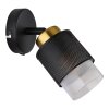 Lámparas Globo Lighting Olga Apliques, Spot de pared dorado, Negro, 1 luz