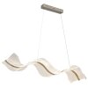 Lámparas Globo Lighting Saque Lámparas suspendidas LED Níquel-mate, 1 luz, Mando a distancia