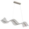 Lámparas Globo Lighting Saque Lámparas suspendidas LED Níquel-mate, 1 luz, Mando a distancia