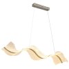 Lámparas Globo Lighting Saque Lámparas suspendidas LED Níquel-mate, 1 luz, Mando a distancia