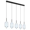 Lámparas Globo Lighting Kurius Lámparas suspendidas LED Negro, 5 luces
